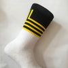 Walsh Crew Sports Socks - Black/Yellow