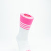 Walsh Crew Sports Socks - Pink/White