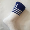 Walsh Crew Sports Sock-Blue/White