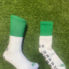 Walsh Crew Sports Socks-Green/White Gripped