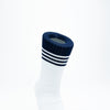 Walsh Crew Sports Socks - Navy/White