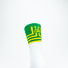Walsh Crew Sports Socks - Green/Yellow
