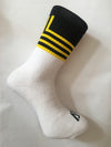Walsh Crew Sports Socks - Black/Yellow
