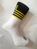 Walsh Crew Sports Socks - Black/Yellow