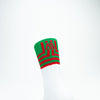 Walsh Crew Sports Sock-Green/Red