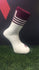 Walsh Crew Sports Socks - Maroon/White