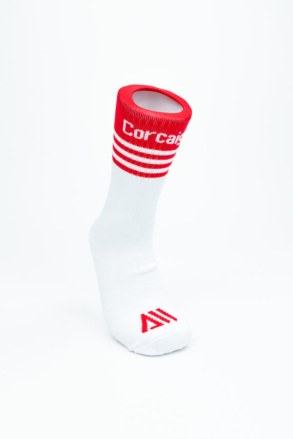 Walsh Crew Sports Socks - Red/White/Corcaigh