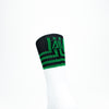 Walsh Crew Sports Sock-Black/Green