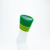 Walsh Crew Sports Socks - Green/Yellow