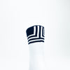 Walsh Crew Sports Socks - Navy/White