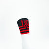 Walsh Crew Sports Socks - Black/Red/White